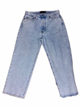 Abercrombie & Fitch light-wash high-rise jeans
